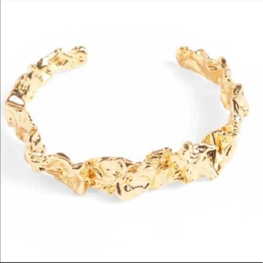 Emery cuff 24k plated